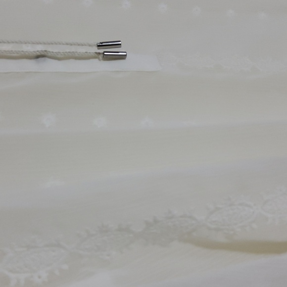 Democracy The Freedom Generation White Sheer Blouse Size M - Picture 4 of 10